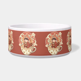 Chibi Red Panda Brew Heat Resistant Oven Mitt Napf