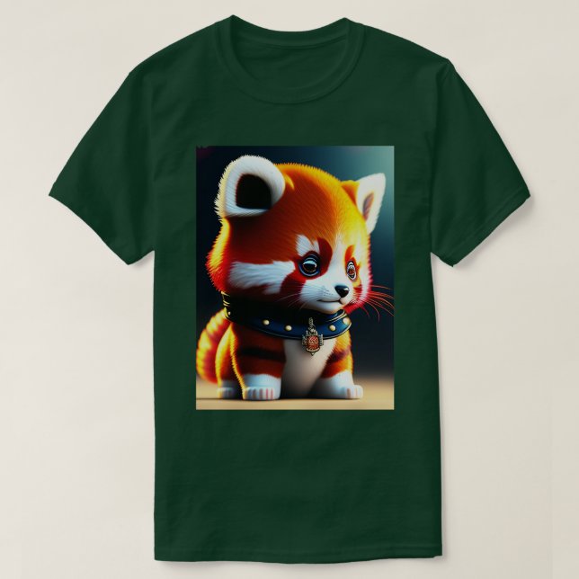 Chibi Red Panda Royal Family T-Shirt (Design vorne)
