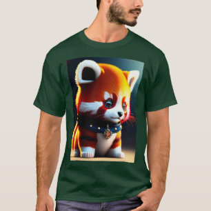 Chibi Roter Panda Königsfamilie T-Shirt