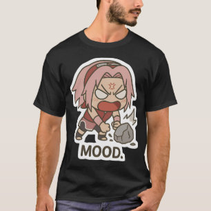Chibi Sakura Angry Punch Pose (Innenmodus Sakura) T-Shirt