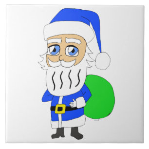 Chibi Santa Claus Fliese