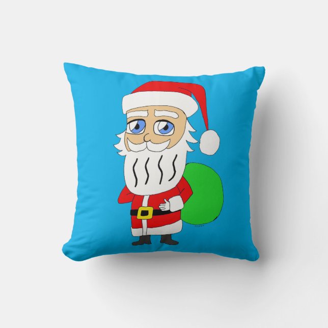 Chibi Santa Claus Kissen (Vorderseite)