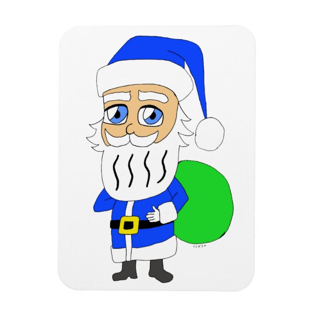 Chibi Santa Claus Magnet (Vertikal)