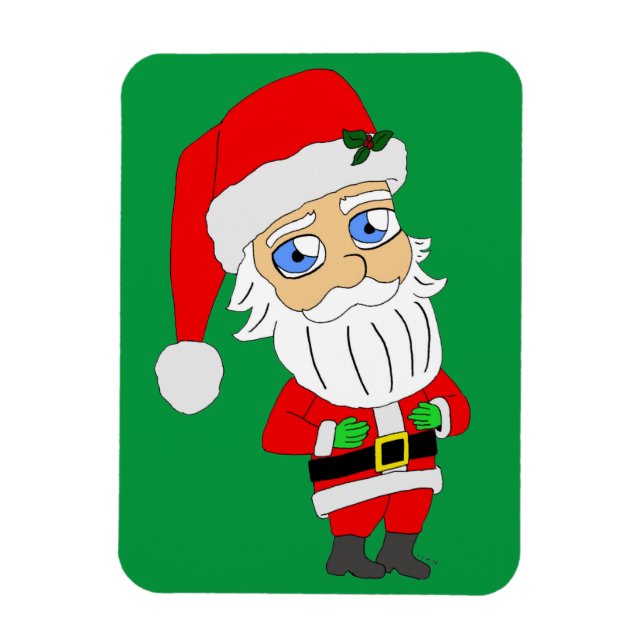 chibi santa claus magnet (Vertikal)