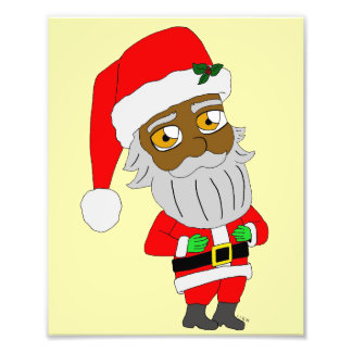 Chibi Santa Fotodruck