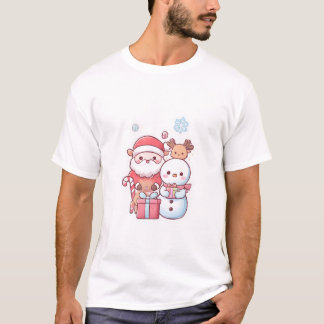 Chibi Santa & Freunde T-Shirt