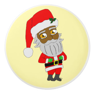 Chibi Santa Keramikknauf