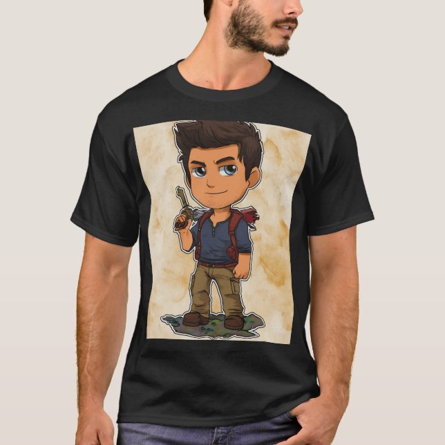 Chibi-Schatzsucher-Abenteurer T-Shirt (Vorderseite)