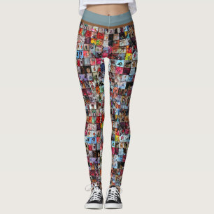 Chibi Sketch Foto Wall Leggings