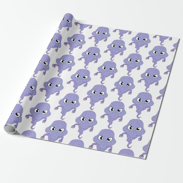 Chibi-Stil Geschenkpapier (Ungerollt)