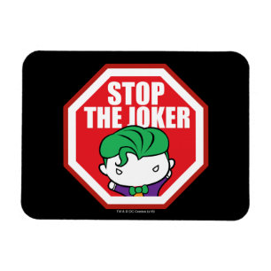 Chibi "Stopp the Joker" Unterschrift Magnet