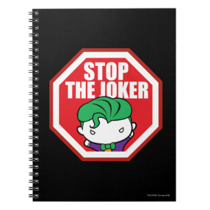 Chibi "Stopp the Joker" Unterschrift Notizblock