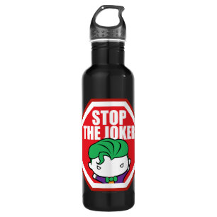 Chibi "Stopp the Joker" Unterschrift Trinkflasche