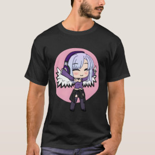 Chibi Style Kawaii Anime mit Flügeln T-Shirt