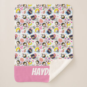 Chibi Super Heroine Pattern Sherpadecke