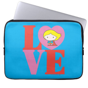 Chibi Supergirl-LIEBE Laptopschutzhülle