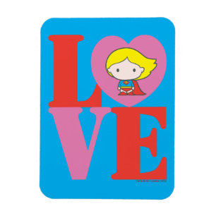Chibi Supergirl-LIEBE Magnet