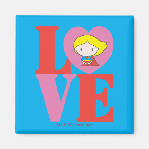 Chibi Supergirl-LIEBE Magnet