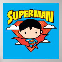 Chibi Superman Polka Dot Shield und Name
