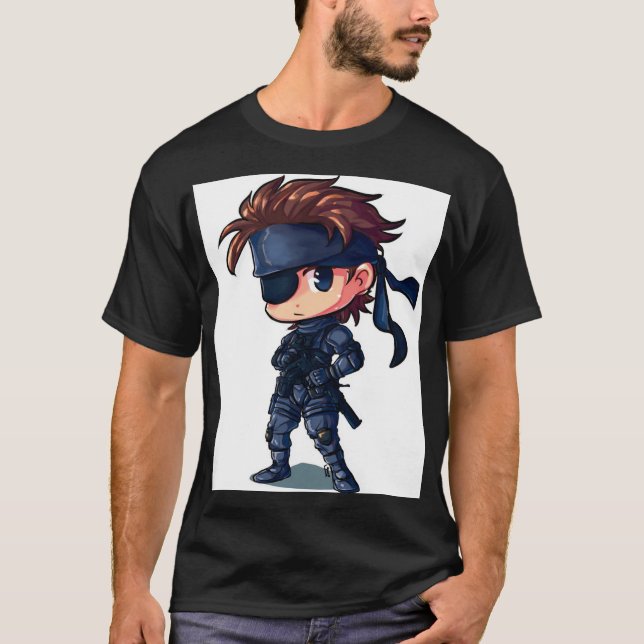 Chibi-Taktischer Infiltrator T-Shirt (Vorderseite)