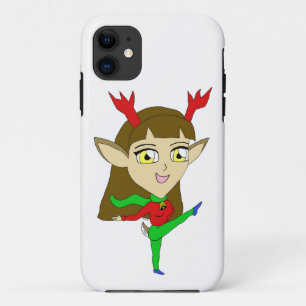 Chibi tanzend Rentiermädchen Case-Mate iPhone Hülle