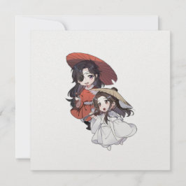 Chibi Tgcf Flaches Feiertagskarte