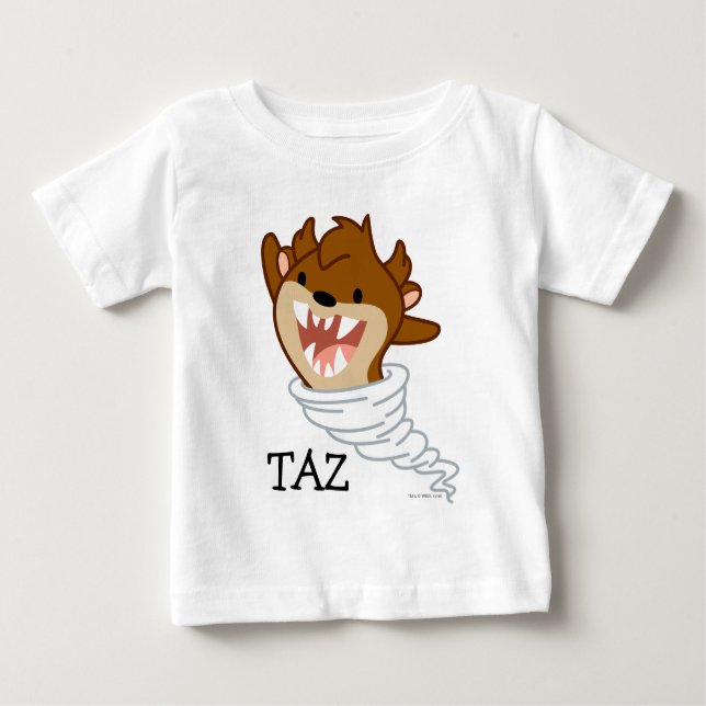 Chibi Tornado TAZ™ Baby T-shirt (Vorderseite)