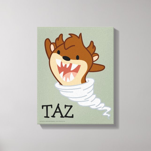 Chibi Tornado TAZ™ Leinwanddruck (Vorderseite)