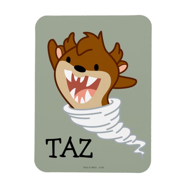 Chibi Tornado TAZ Magnet (Vertikal)