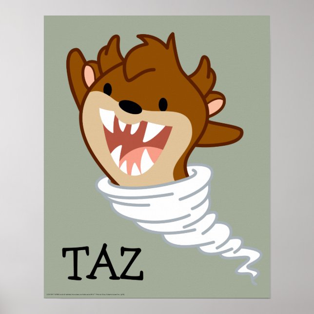 Chibi Tornado TAZ™ Poster (Vorne)