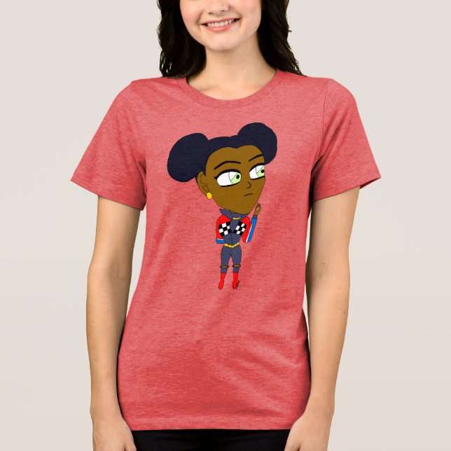 Chibi Tri-Blend Shirt (Vorderseite)
