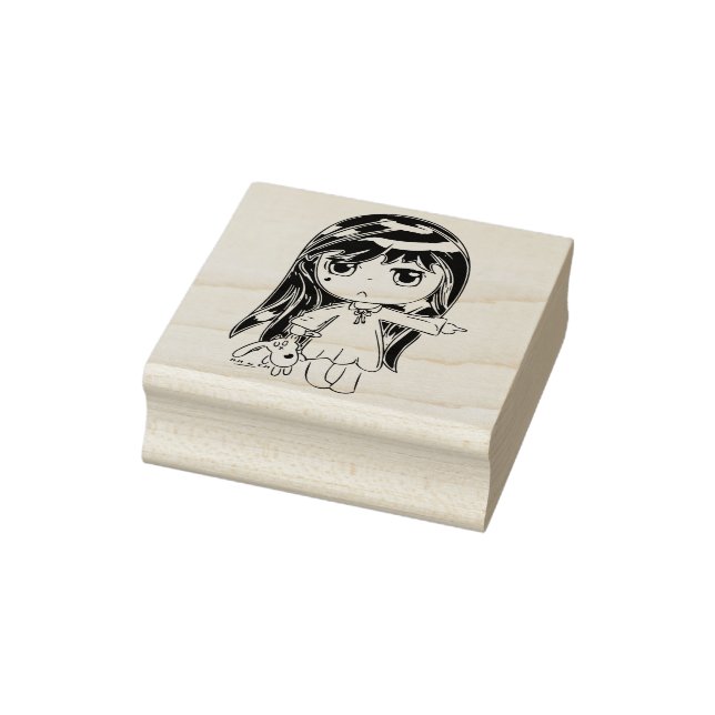 Chibi-Tupfer Gummistempel (Stempel)