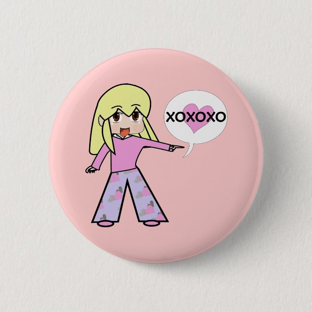Chibi Valentine Button (Vorderseite)