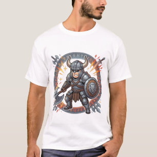Chibi-Viking-Krieger Weg des Kriegers Kanji T-Shirt