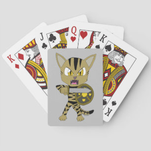 Chibi Warrior Cat Spielkarten