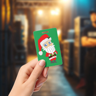 Chibi Weihnachtsmann Ausweis