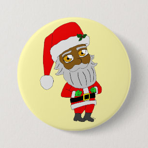 Chibi Weihnachtsmann Button