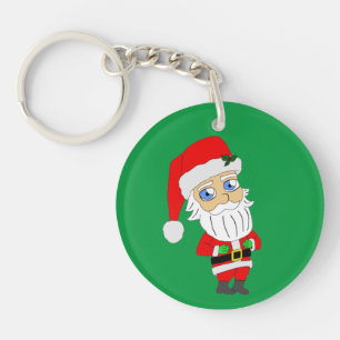 Chibi-Weihnachtsmann-Schlüsselanhänger Schlüsselanhänger