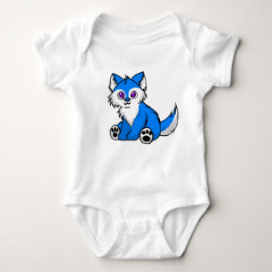 Chibi Wolf Onsie Baby Strampler