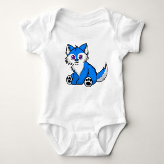 Chibi Wolf Onsie Baby Strampler