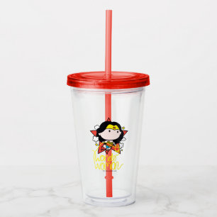 Chibi Wonder Flug mit Lasso Acryltrinkbecher