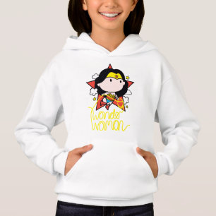 Chibi Wonder Frau fliegt mit Lasso Hoodie