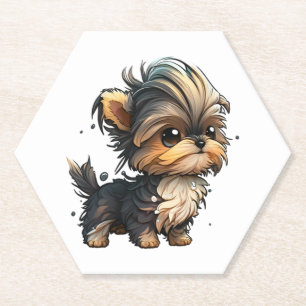 Chibi Yorkshire Terrier Untersetzer