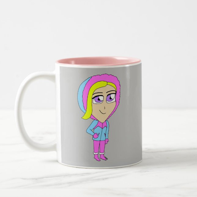 Chibi Zweifarbige Tasse (Links)