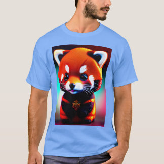 ChibiChibi Roter Panda Fluffig T-Shirt