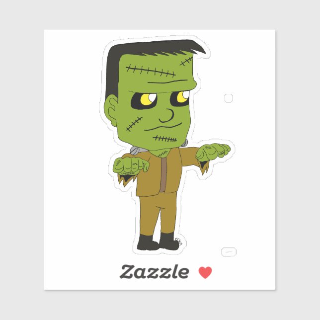 Chibinmonster Aufkleber (Blatt)