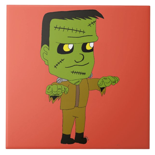 Chibinmonster Fliese (Vorderseite)