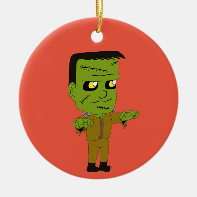 Chibinmonster Keramik Ornament (Vorne)