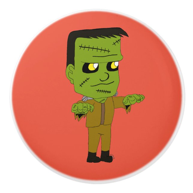 Chibinmonster Keramikknauf (Vorderseite)