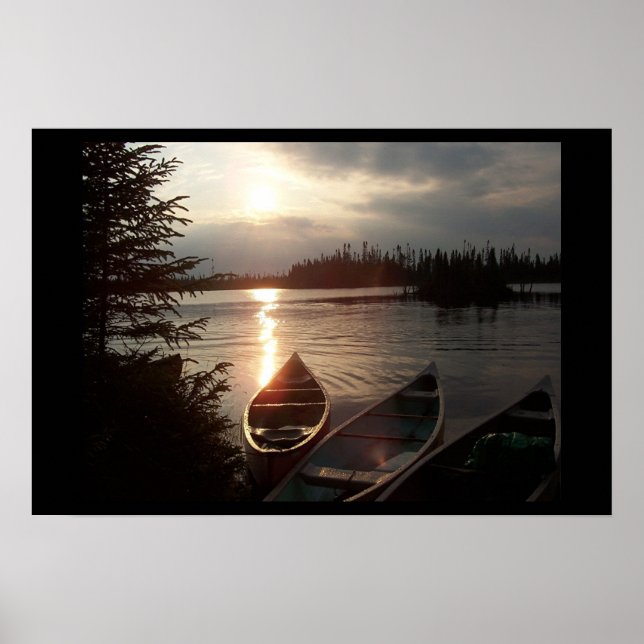Chibougamau Canoes Poster (Vorne)